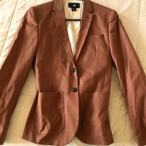 H&M Blazer Size 34 (Xsmall) brick color